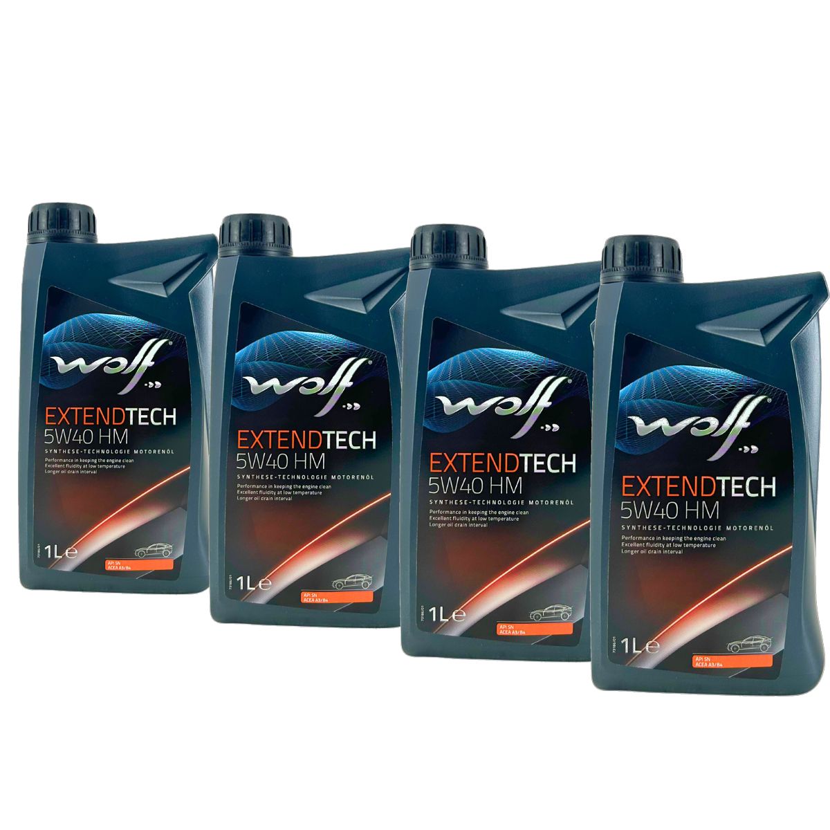 Wolf ExtendTech 5W-40 HM 4x1 Liter