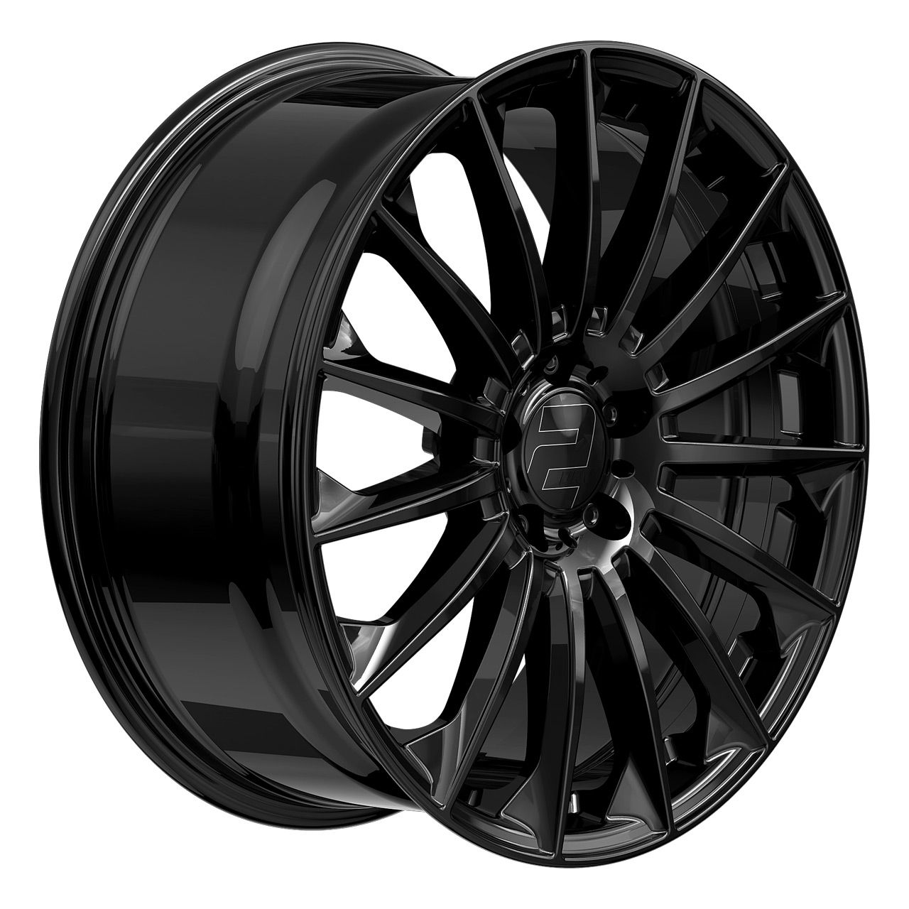 WHEELWORLD-2DRV WH39 black glossy painted 9.5Jx22 5x112 ET42