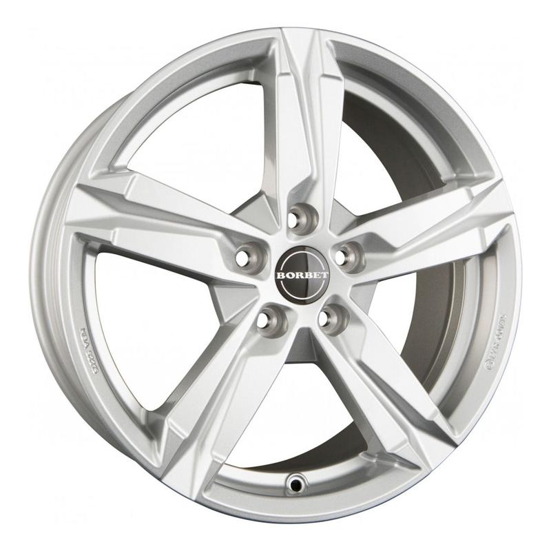 BORBET DESIGN T10 crystal silver 8.0Jx18 5x112 ET48