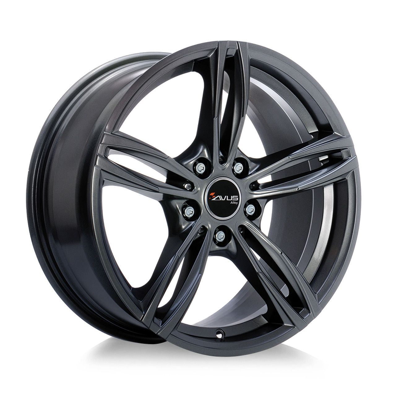 AVUS RACING AF15 anthracite polished 8.0Jx18 5x112 ET30