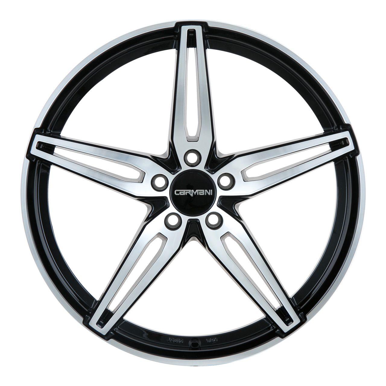 CARMANI CA 15 OSKAR black polish 7.5Jx18 5x112 ET49