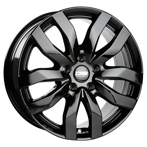 CMS C22-CBG complete black gloss 7.5Jx17 5x112 ET35