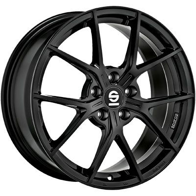 SPARCO PODIO gloss black 8.0Jx18 5x100 ET45