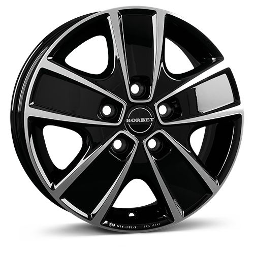 BORBET DESIGN CWG schwarz poliert 6.0Jx16 5x118 ET68