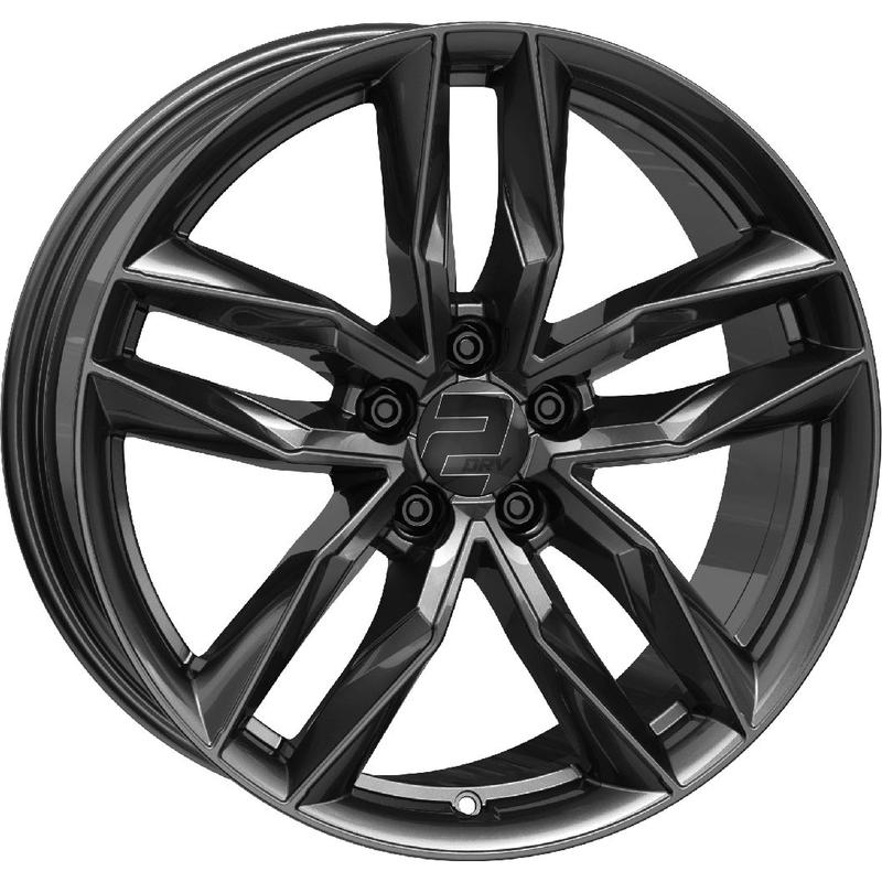 WHEELWORLD-2DRV WH40 dark gunmetal full painted 7.5Jx18 5x112 ET49