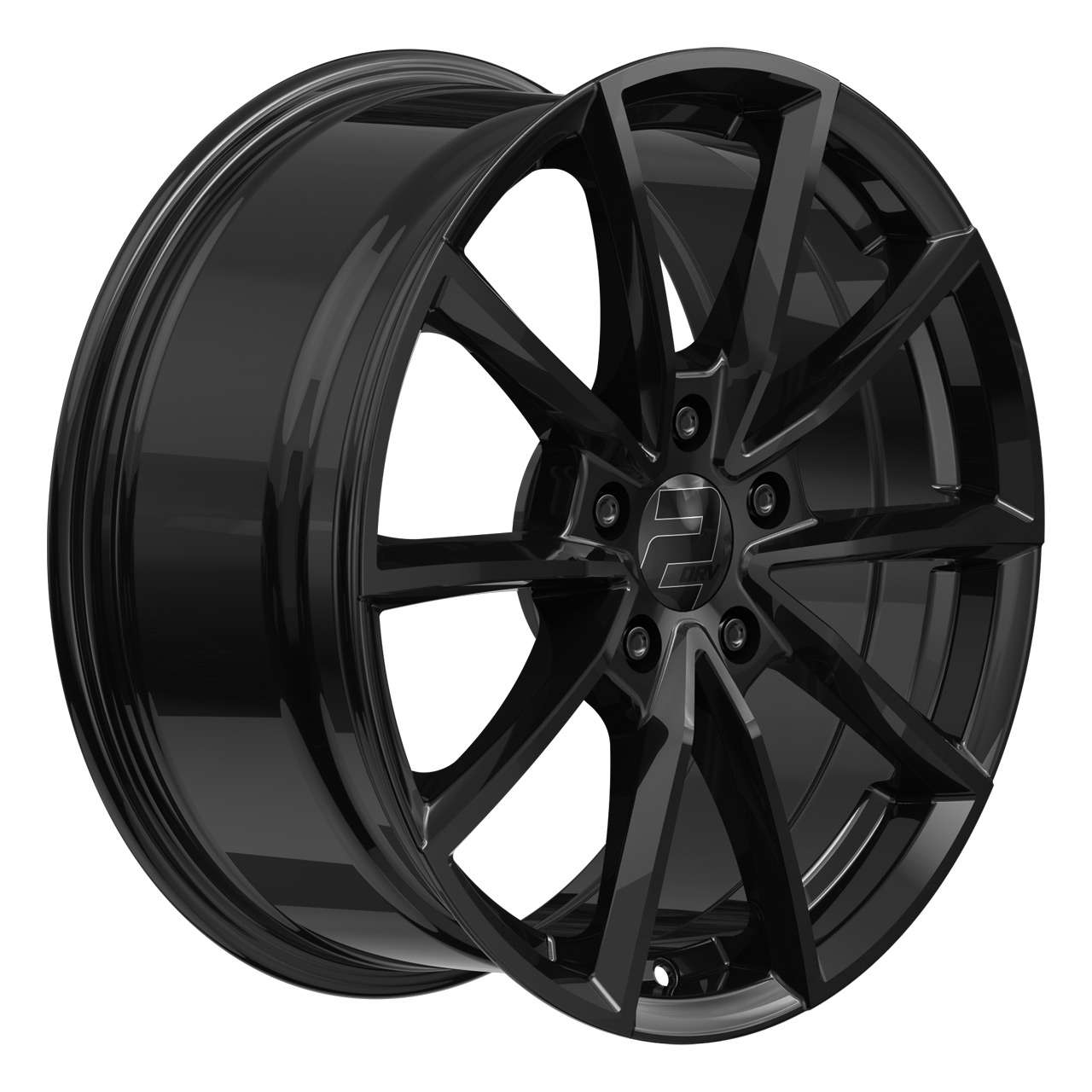 WHEELWORLD-2DRV WH28 schwarz glänzend lackiert 8.0Jx18 5x114 ET45