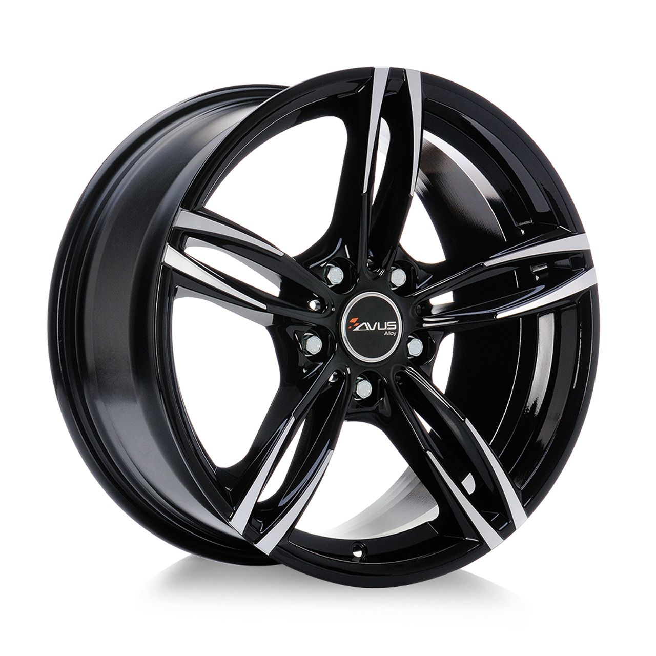 AVUS RACING AC-MB3 black polished 7.5Jx17 5x120 ET32