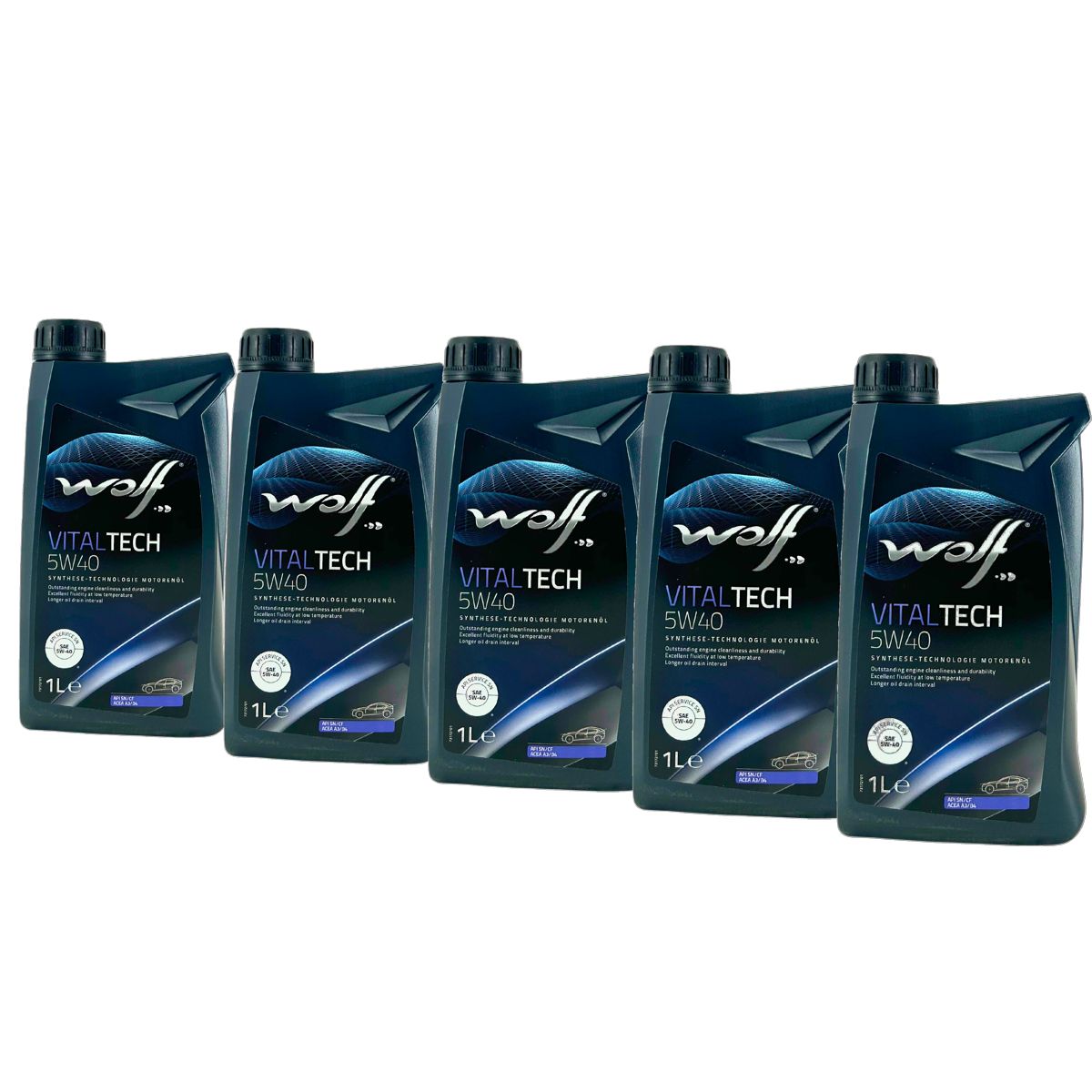 Wolf VitalTech 5W-40 5x1 Liter