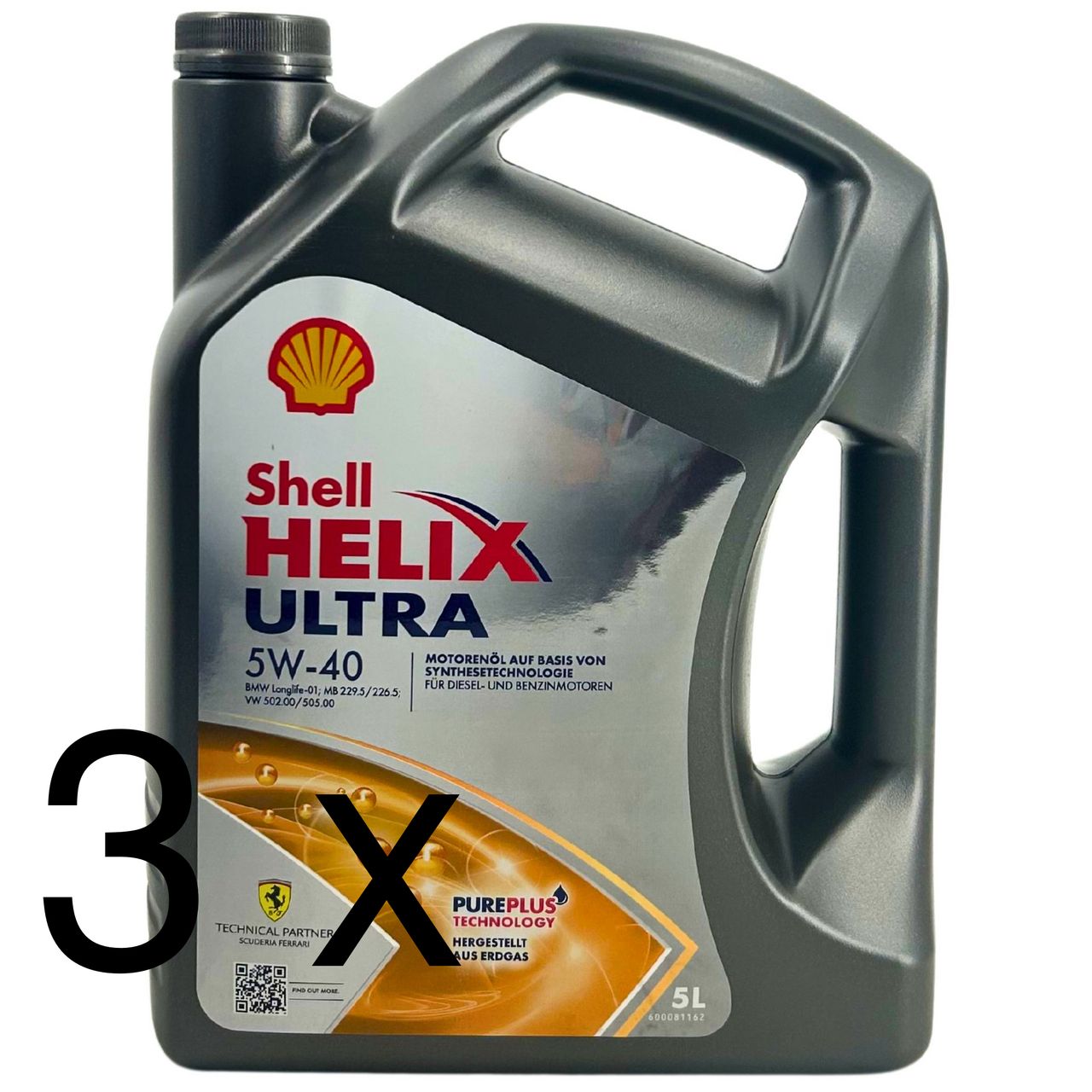 Shell Helix Ultra 5W-40 3x5 Liter Shell Helix Ultra 5W-40 3x5 Liter