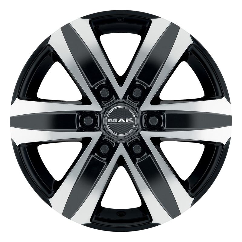 MAK STONE 6 black mirror 8.5Jx20 6x139.7 ET50