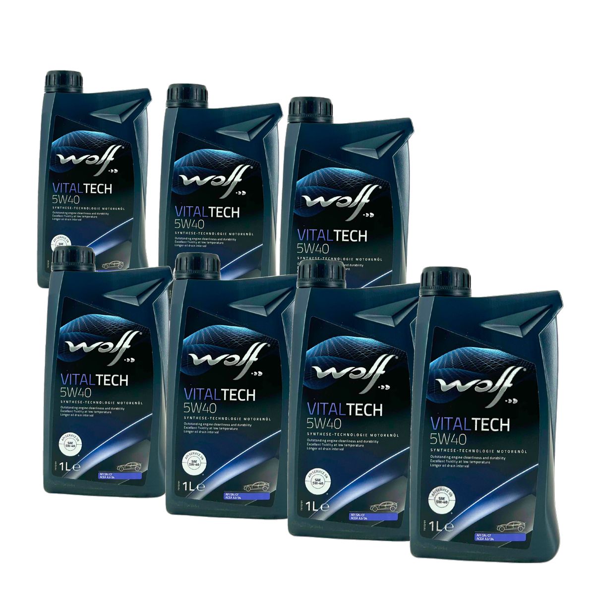 Wolf VitalTech 5W-40 7x1 Liter