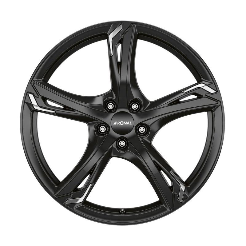 RONAL RONAL R62 CHROME jetblack 7.5Jx17 5x108 ET45