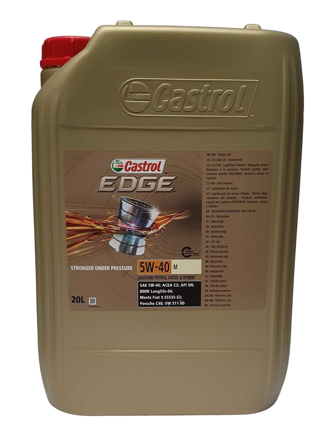 Castrol Edge 5W-40 M 20 Liter Castrol Edge 5W-40 M 20 Liter