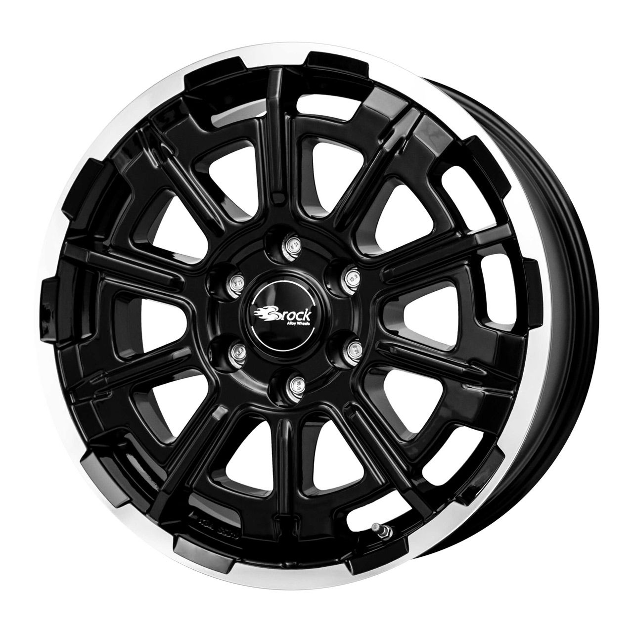 BROCK B45-5L schwarz glanz voll-poliert (sgvp) 7.5Jx18 5x118 ET53
