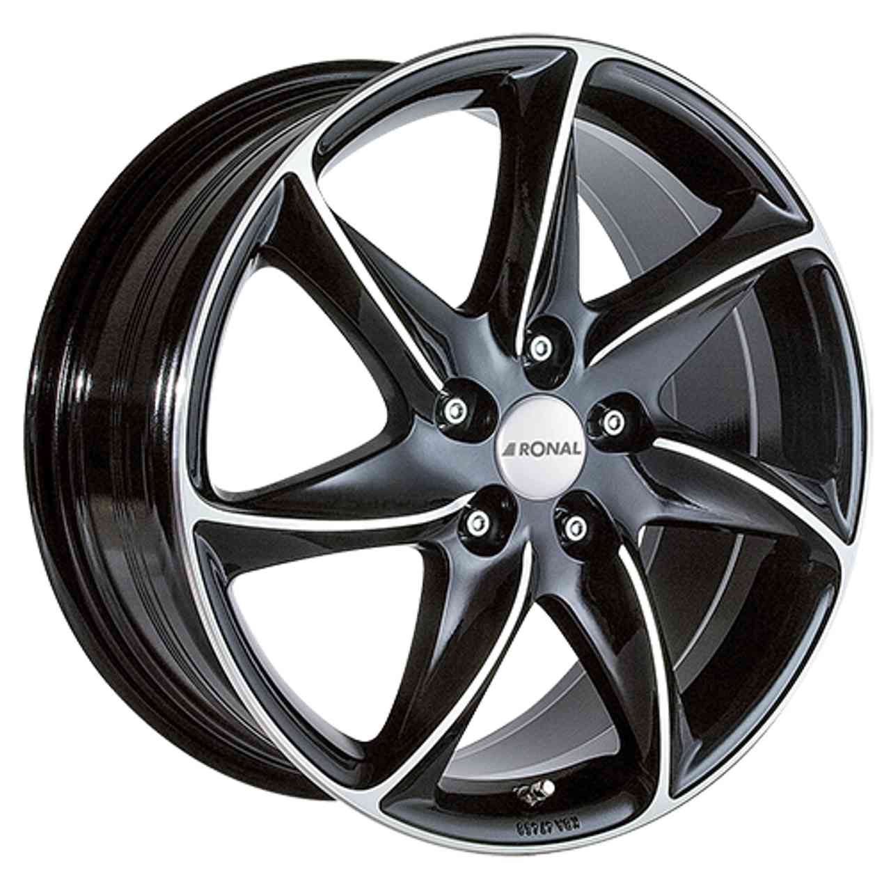 RONAL RONAL R51-4 jetblack-frontkopiert 6.5Jx15 4x100 ET38