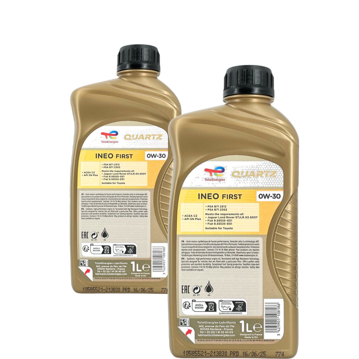 Total Quartz Ineo First 0W-30 2x1 Liter