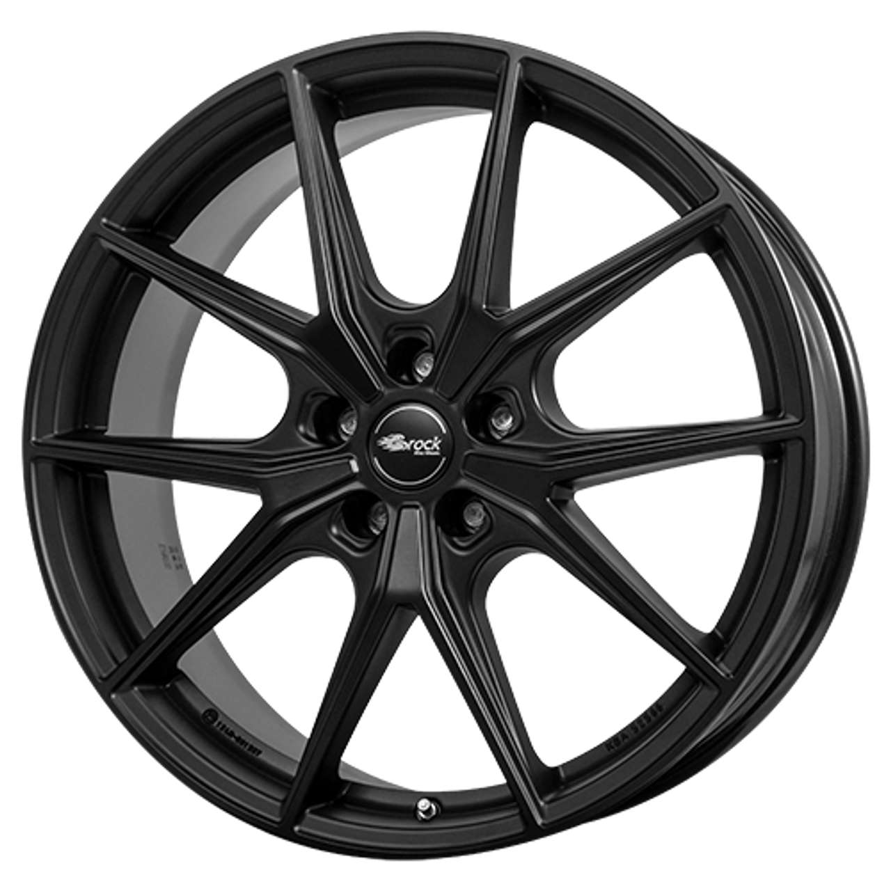 BROCK B40 satin schwarz matt 9.0Jx19 5x108 ET53