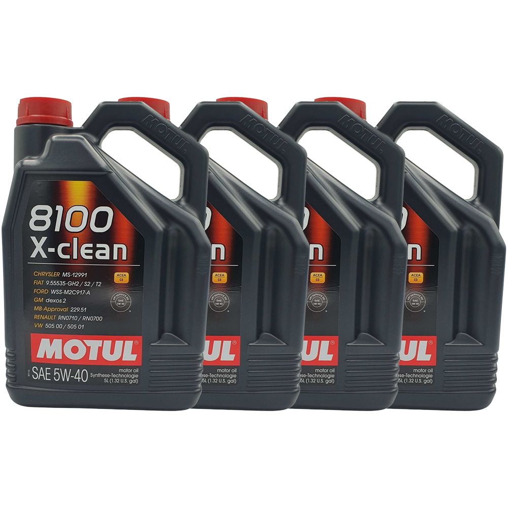 Motul 8100 X-clean 5W-40 4x5 Liter