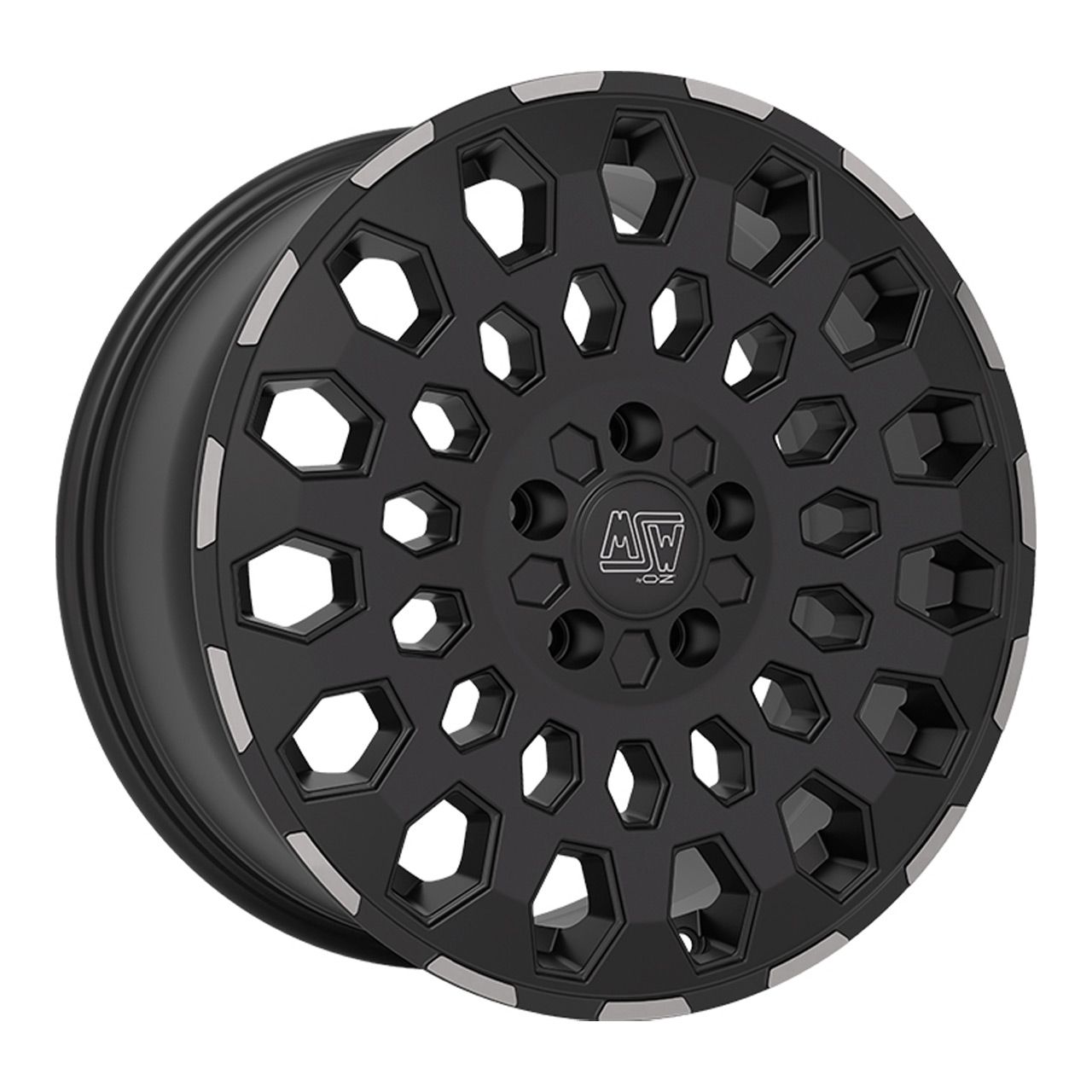 MSW (OZ) MSW 99 VAN matt black lip polished 8.0Jx17 5x120 ET35