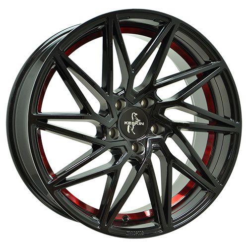 KESKIN WHEELS KT20 FUTURE black painted red inside 8.5Jx20 5x112 ET45