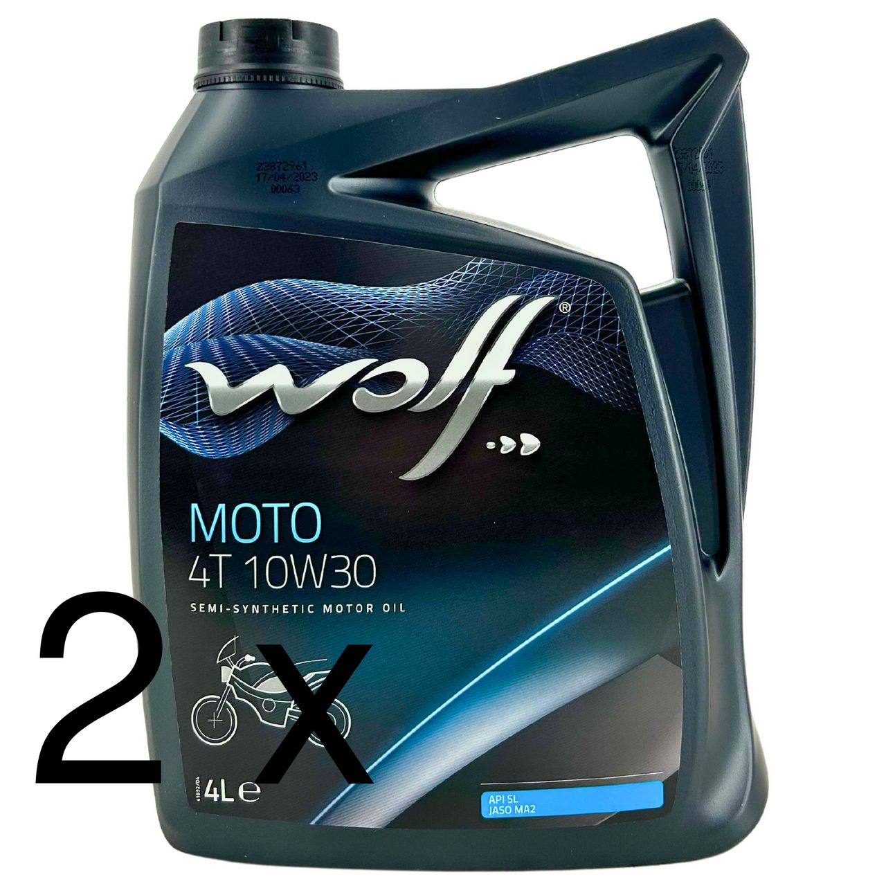 Wolf Moto 4T 10W-30 2x4 Liter