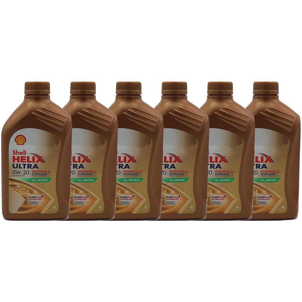 Shell Helix Ultra Professional AV-L 0W-20 6x1 Liter