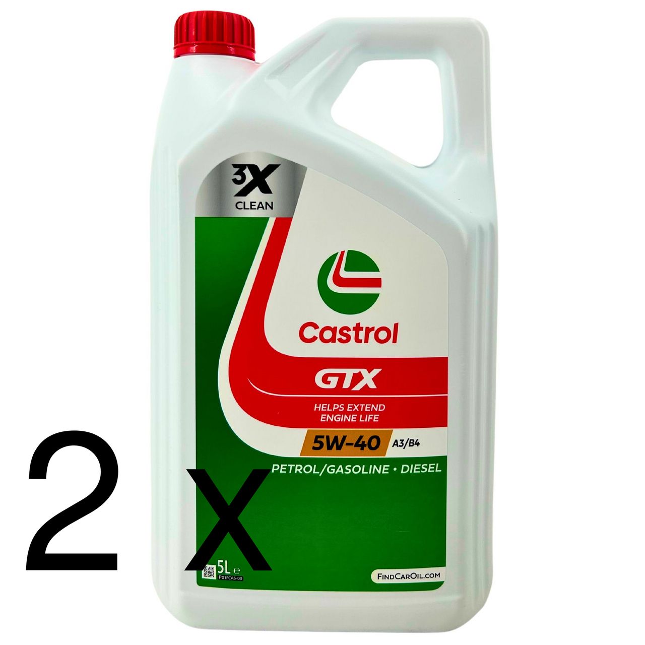 Castrol GTX 5W-40 A3/B4 2x5 Liter