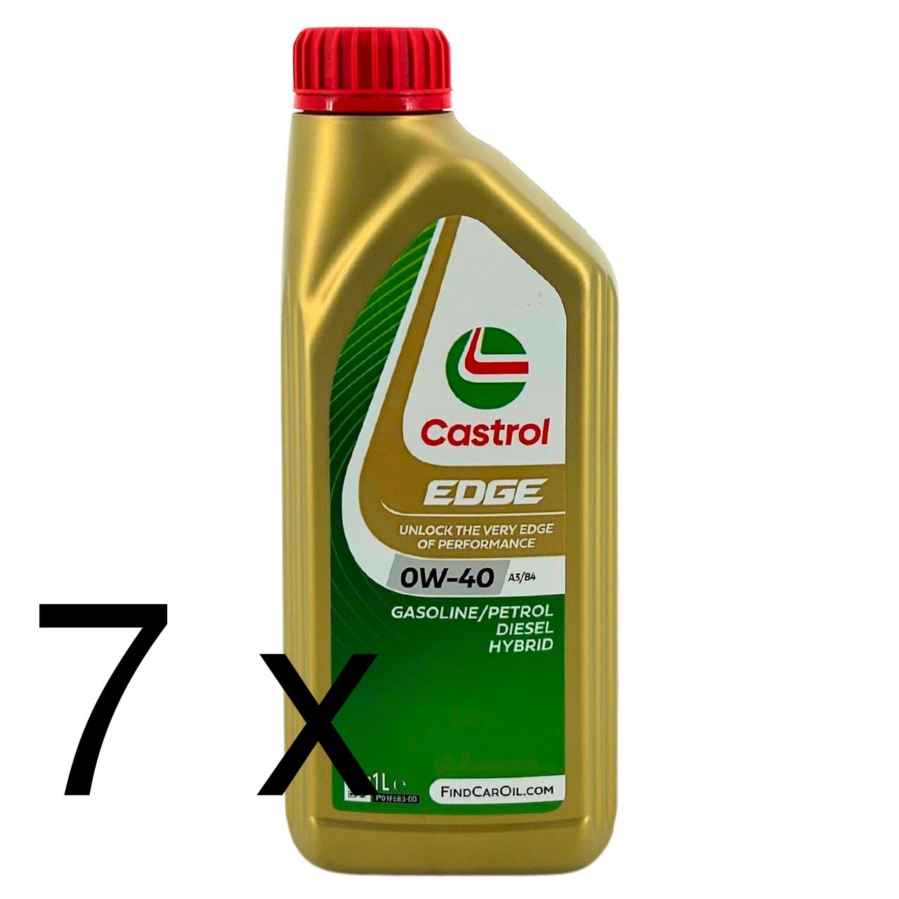 Castrol Edge 0W-40 A3/B4 7x1 Liter Castrol Edge 0W-40 A3/B4 7x1 Liter