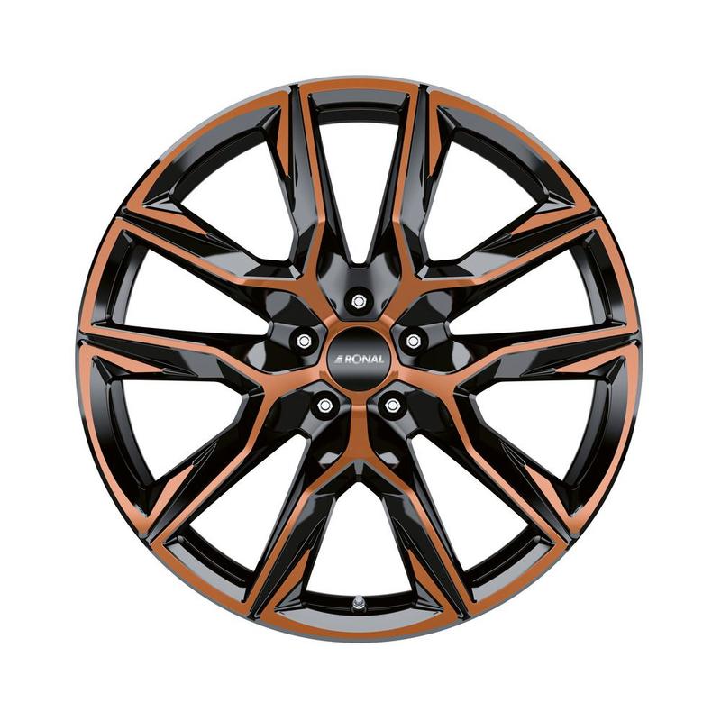 RONAL RONAL R71 jetblack-copper matt 8.5Jx20 5x130 ET41