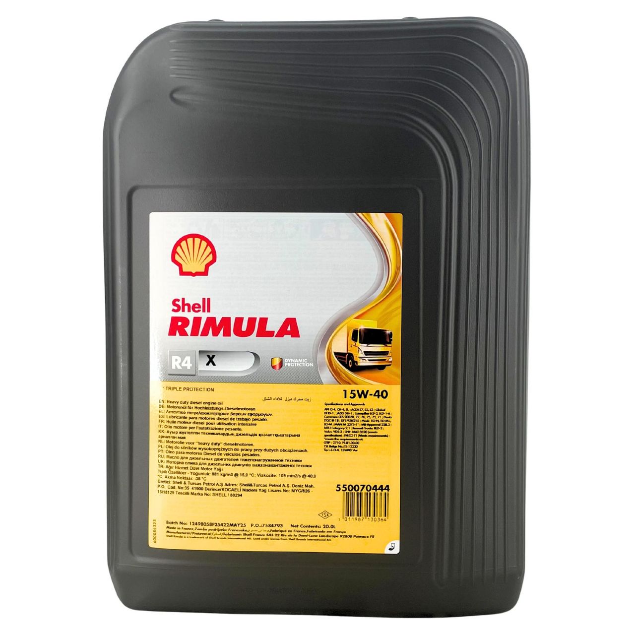 Shell Rimula R4 X 15W-40 20 Liter