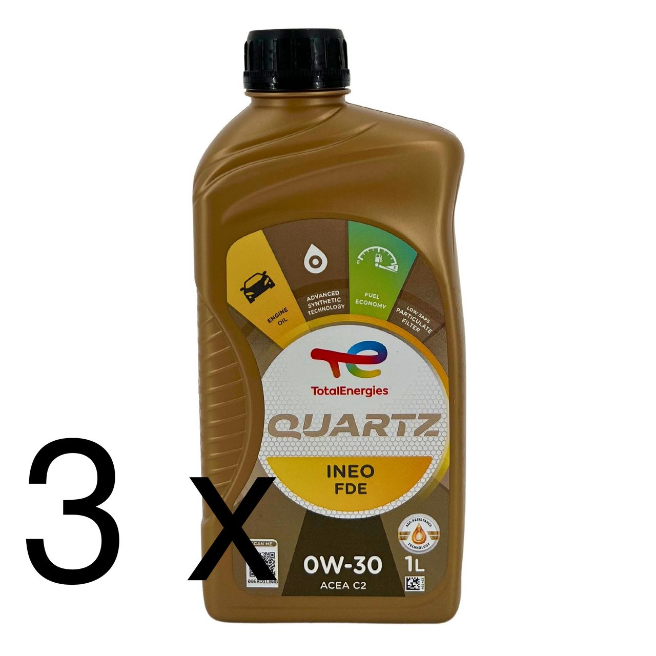 Total Quartz Ineo FDE 0W-30 3x1 Liter Total Quartz Ineo FDE 0W-30 3x1 Liter