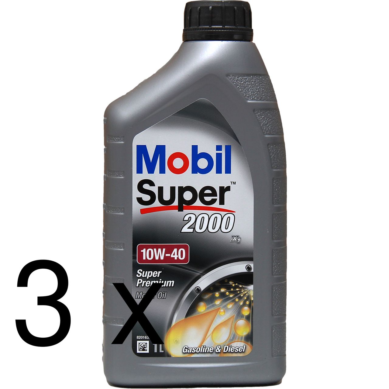 Mobil Super 2000 X1 10W-40 3x1 Liter Mobil Super 2000 X1 10W-40 3x1 Liter