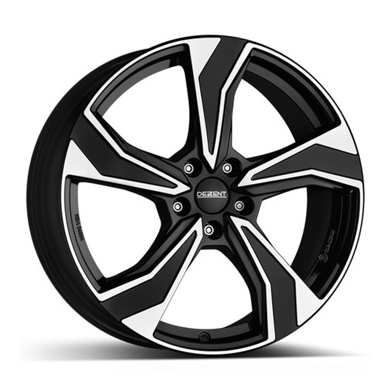 DEZENT DEZENT KB DARK schwarz glÃ¤nzend frontpoliert 8.0Jx18 5x108 ET55