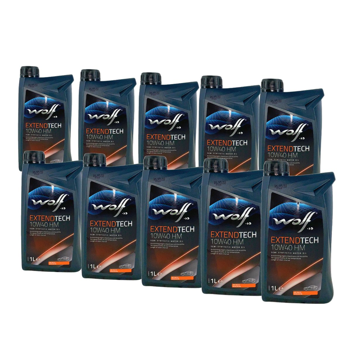 Wolf ExtendTech 10W-40 HM 10x1 Liter