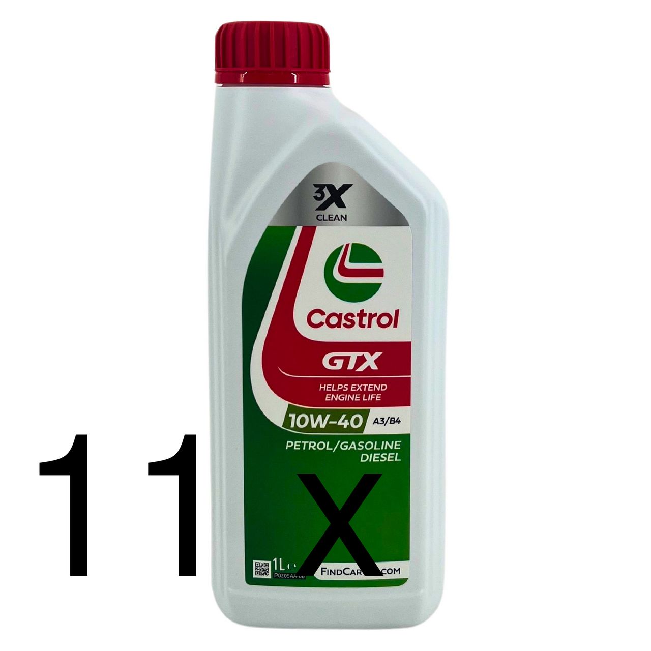 Castrol GTX 10W-40 A3/B4 11x1 Liter