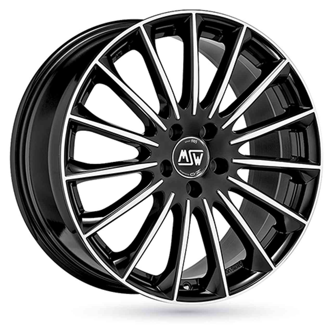MSW (OZ) MSW 30 gloss black full polished 7.5Jx19 5x112 ET48
