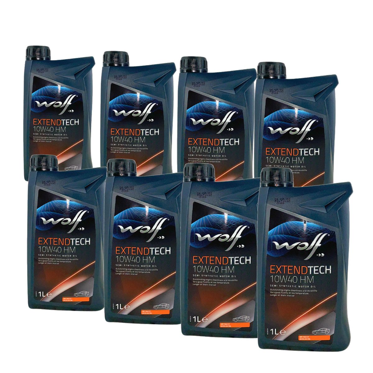 Wolf ExtendTech 10W-40 HM 8x1 Liter