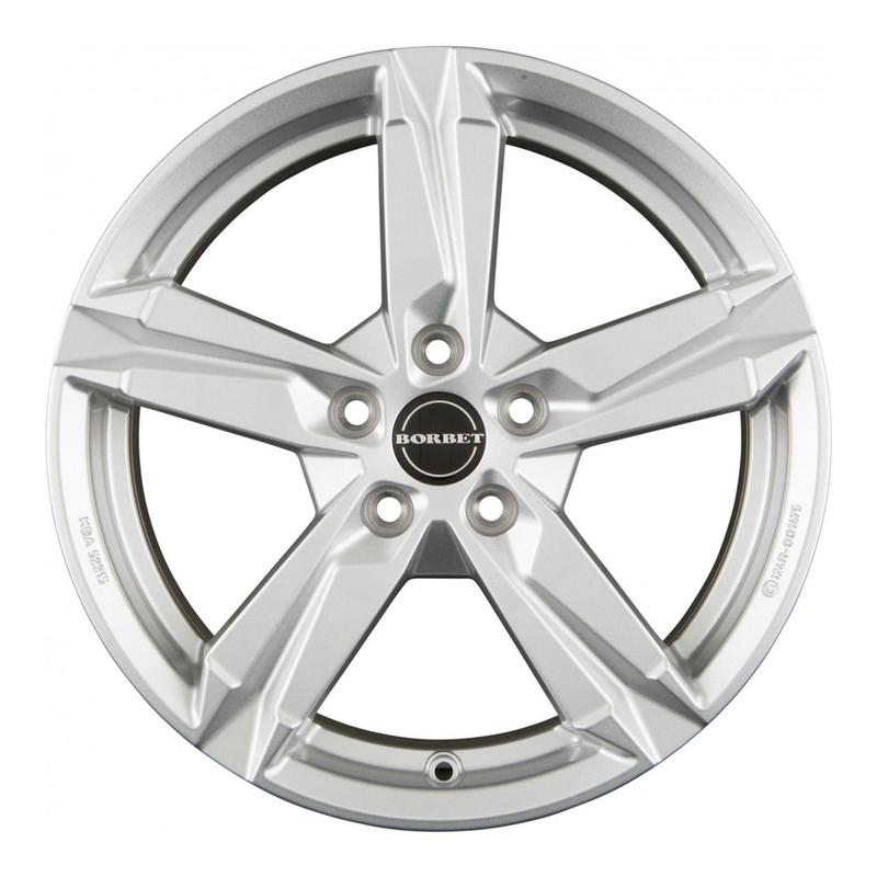BORBET DESIGN T10 crystal silver 8.0Jx18 5x112 ET48