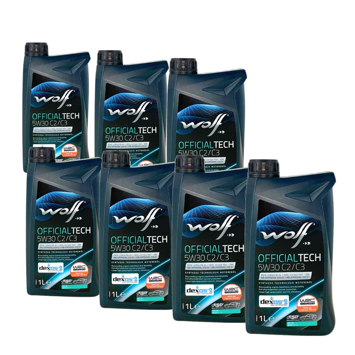 Wolf OfficialTech 5W-30 C2/C3 7x1 Liter