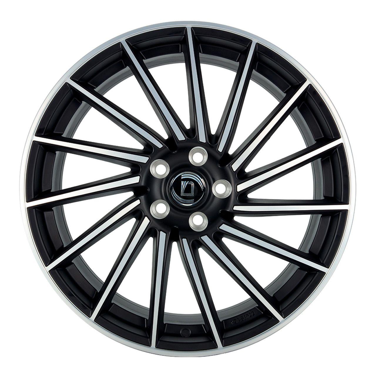 DIEWE BRIOSA schwarzmatt frontpoliert 8.5Jx19 5x112 ET30
