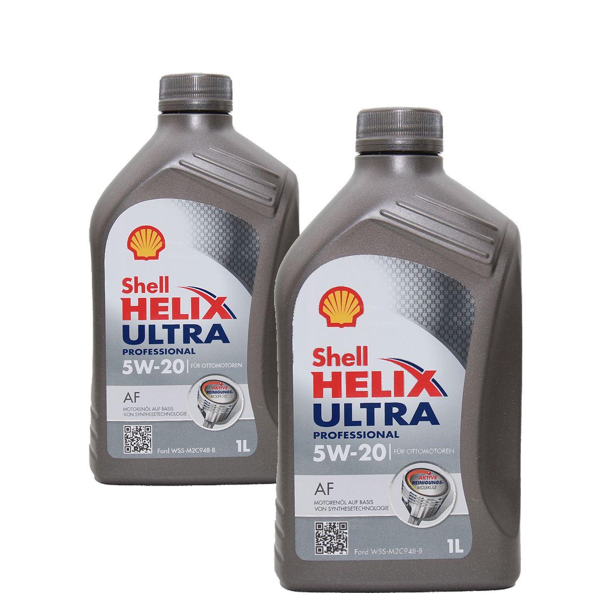 Shell Helix Ultra Professional AF 5W-20 2x1 Liter