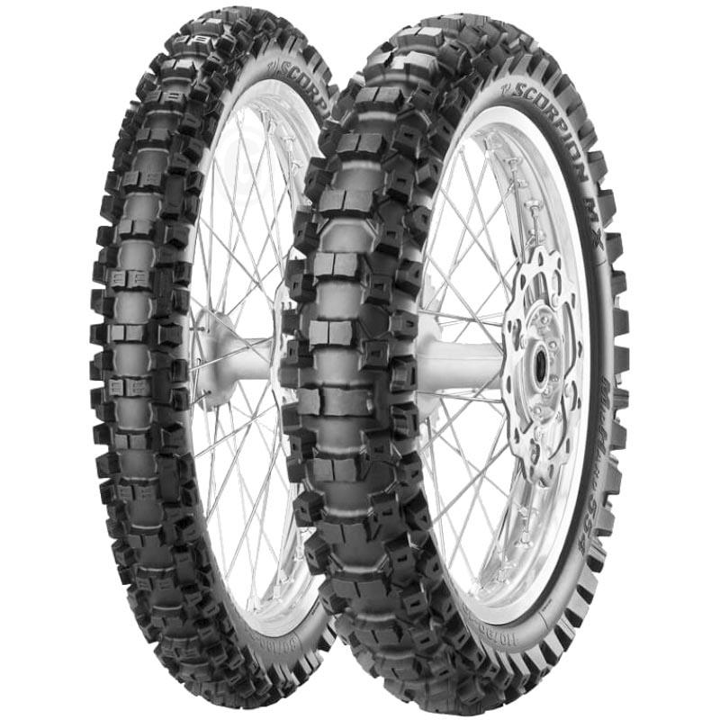 PIRELLI SCORPION MX32 MID SOFT 90/100 -14 TT 49M NHS REAR