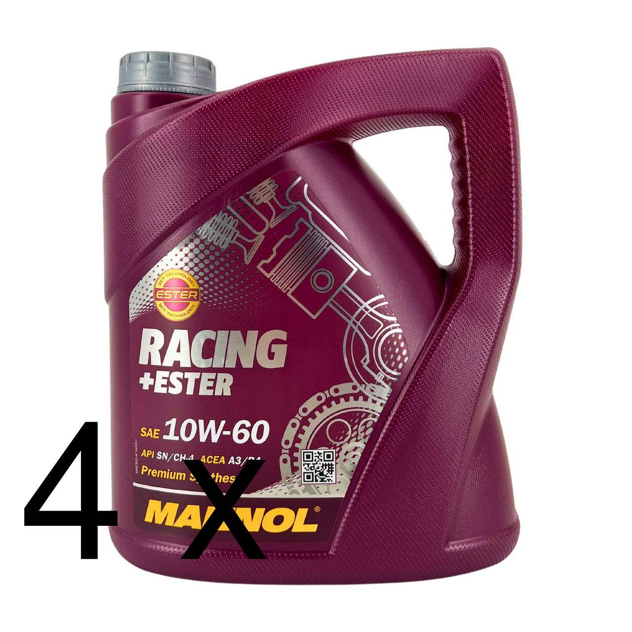 Mannol Racing + Ester 10W-60 4x4 Liter Mannol Racing + Ester 10W-60 4x4 Liter