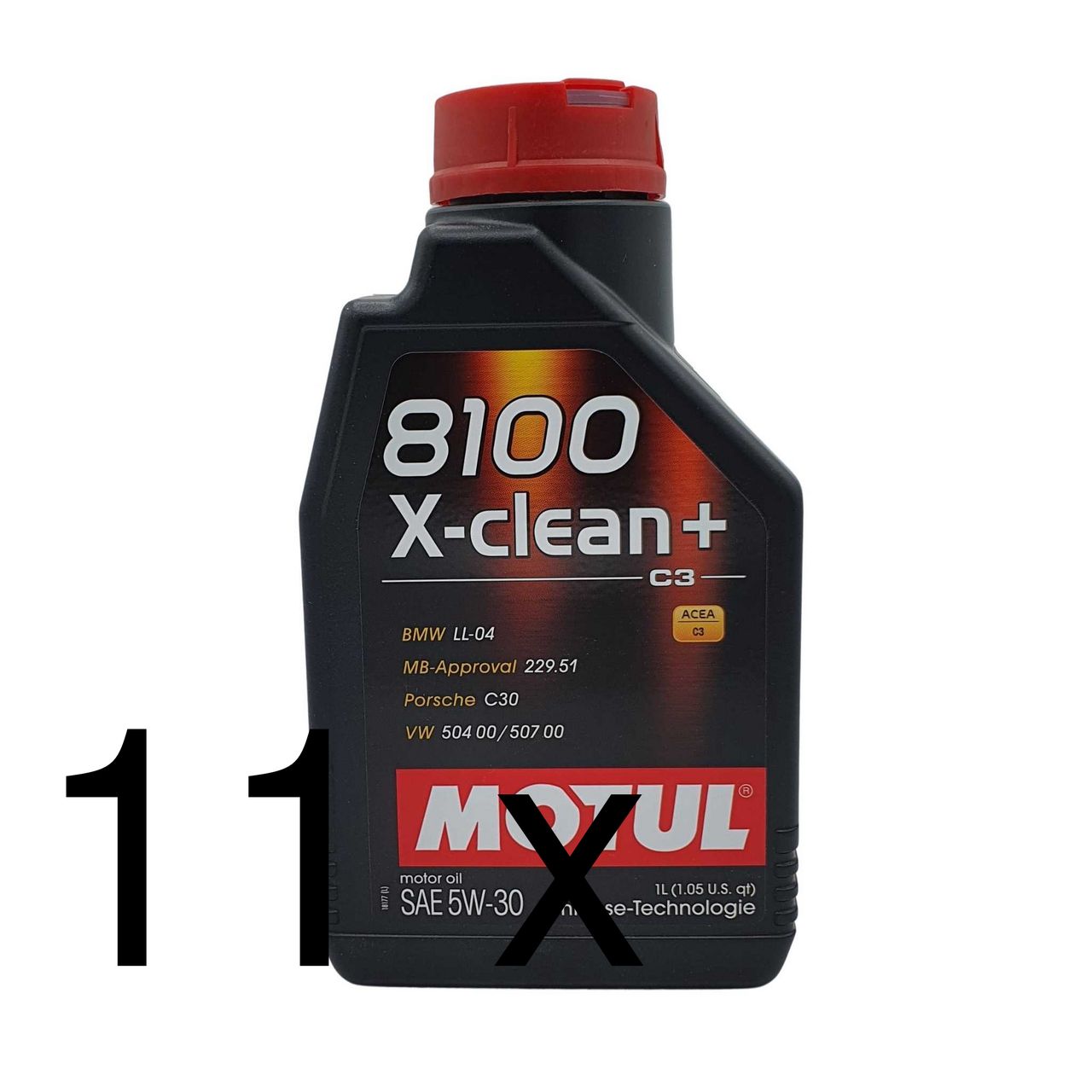 Motul 8100 X-clean+ 5W-30 11x1 Liter