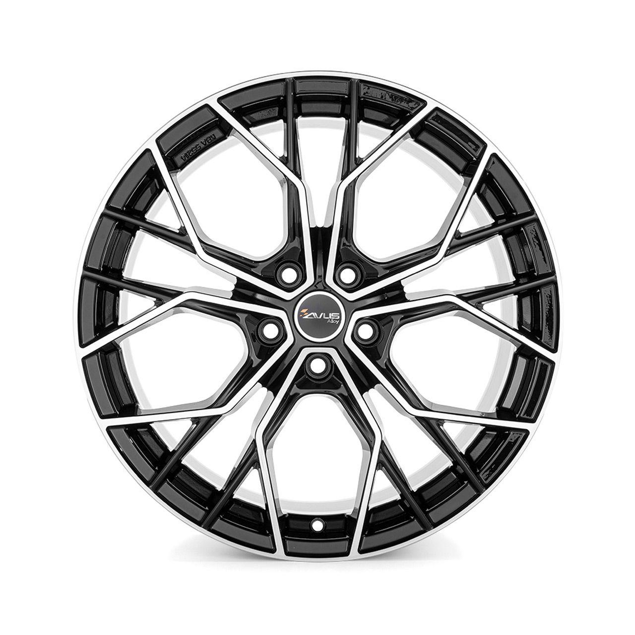 AVUS RACING AC-M10 black polished 8.5Jx20 5x120 ET35
