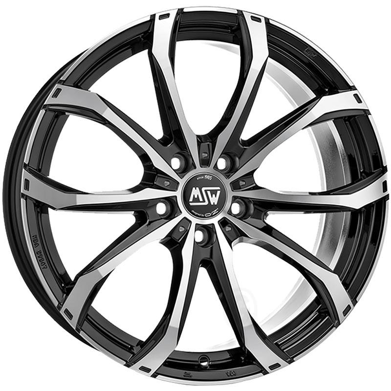 MSW Msw 48 van Gloss black full polished 6.5x16 5x160 ET60