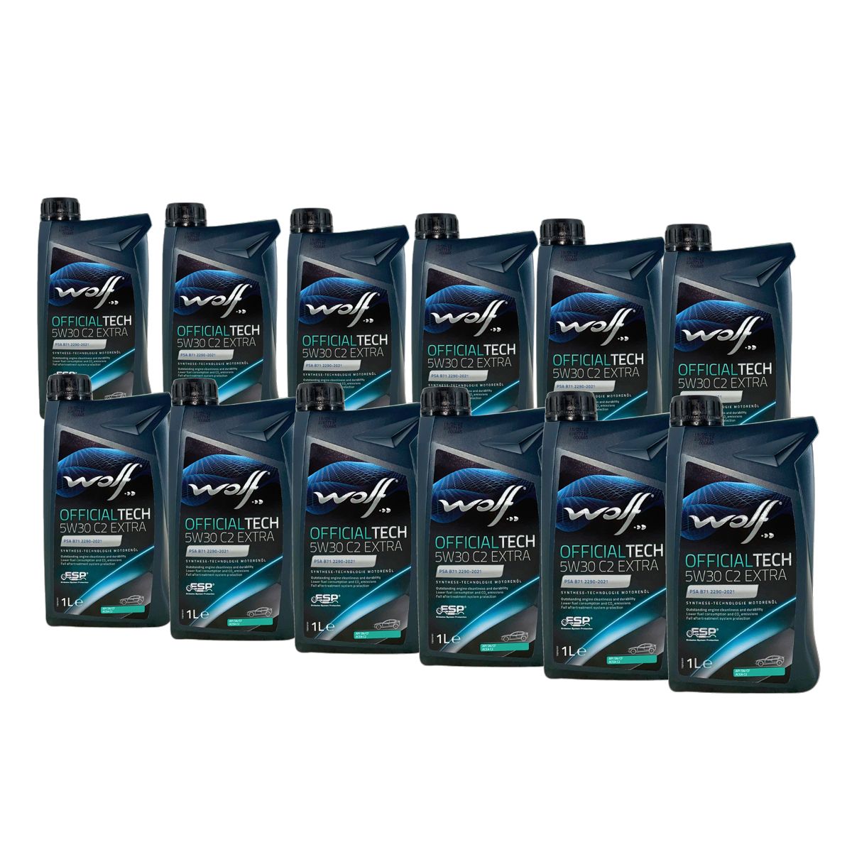 Wolf OfficialTech 5W-30 C2 Extra 12x1 Liter