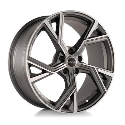 AVUS RACING AF20 matt anthracite polished 8.0Jx18 5x112 ET28
