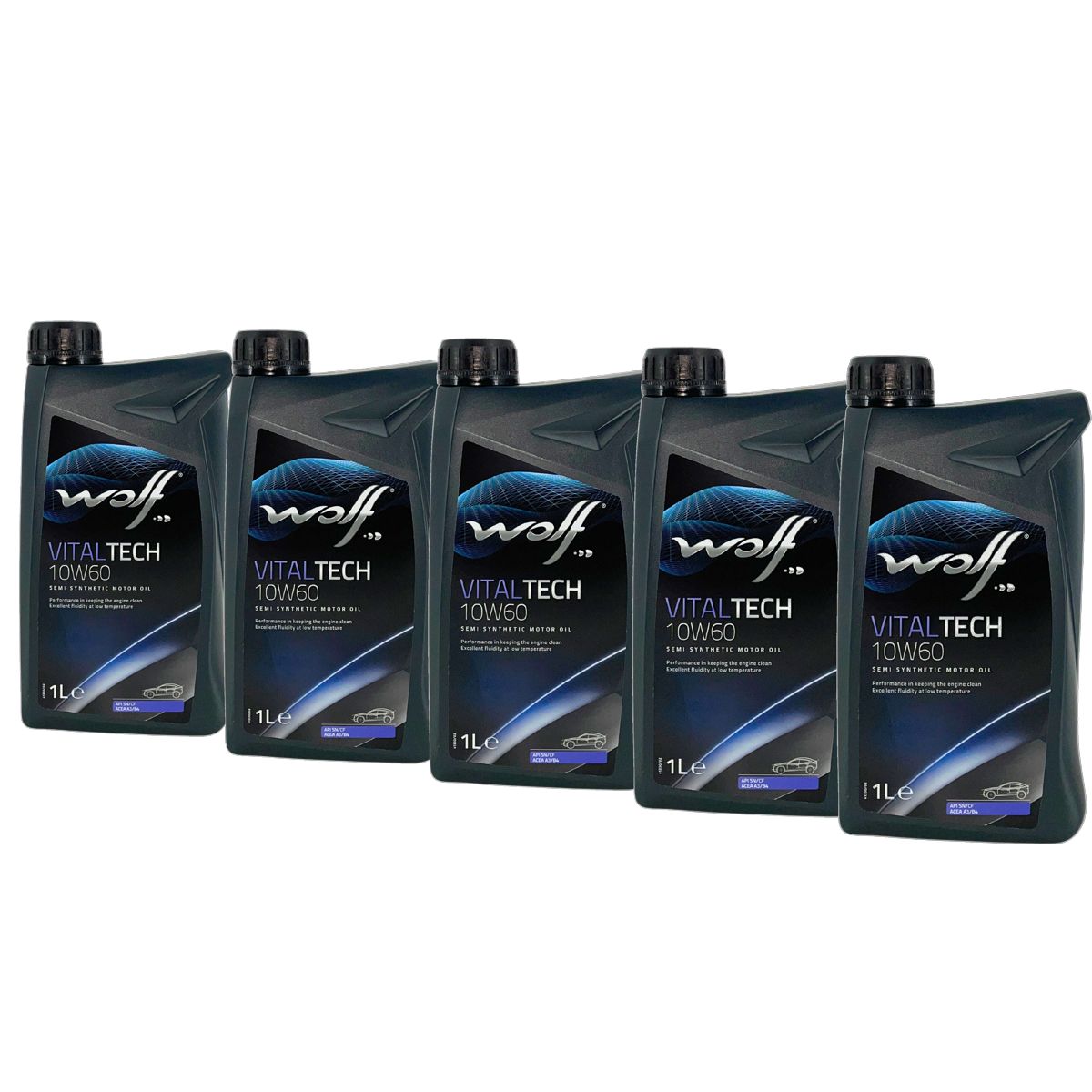 Wolf VitalTech 10W-60 5x1 Liter