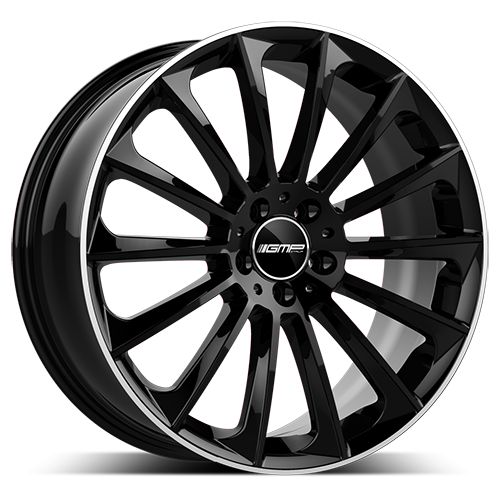 GMP STELLAR black diamond lip 8.0Jx18 5x112 ET45